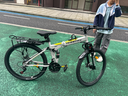 凤凰官方旗舰店折叠山地车自行车变速软尾越野骑行男士女式青少年单车 灰金辐条/折叠双减震/机械双碟刹 26英寸【适合155-185cm】 24速(35%客户选择) 实拍图