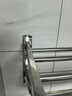 美琦笙毛巾架卫生间免打孔不锈钢浴室浴巾架厕所卫生间壁挂式置物 【旗舰款】加厚304浴巾架-50cm 实拍图