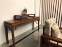 慢象红木家具非洲鸡翅木（学名：非洲崖豆木）条案实木供桌中堂玄关桌神台案几中式平头供台香案D 长100*宽40*高80cm 实拍图