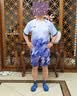 尤尼克斯新款尤尼克斯羽毛球服男女汤尤杯国家队国羽大赛比赛服上衣短袖 男款上衣10581雾紫+大赛版VC速干 L 实拍图