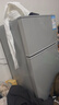 现代（HYUNDAI）（韩国现代）小冰箱迷你小型家用冷藏冷冻宿舍出租房办公室双开门二门电冰箱节能省电 80L银【租房神器+高性价比】 实拍图