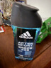 阿迪达斯（adidas）沐浴露男士专用洗发水洗面奶三效合一游泳去氯小瓶旅行装250ml 实拍图