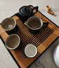 京东京造茶具整套 套装功夫茶盘茶台茶壶【黑陶小雅】 12件套家用茶具 实拍图
