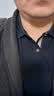 杉杉【凉感桑蚕丝】短袖T恤男夏季商务休闲通勤翻领上衣男装polo体恤 实拍图