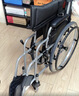 鱼跃 (yuwell)手动轮椅车H062折叠老人轻便免充气铝合金旅行手推代步 实拍图