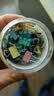 齐心【热门商品】60只15mm彩色长尾夹燕尾夹6#小号金属夹票据文件夹子 文具办公用品 60只/筒EB456 实拍图