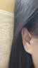 YINXIANGRONG黄金耳钉女足金999圆球光面耳饰金耳钉豆豆送女友生日礼物 3mm圆珠光面约0.155g/单只支持多退少补 实拍图