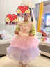 迪士尼（Disney）女童艾莎公主裙2026夏洛丽塔爱莎连衣裙亮片生日礼服蓬蓬裙子童装 紫色 渐变亮片公主裙-含头纱 130 【身高约125-135cm体重50-60斤】 实拍图