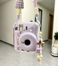 富士（FUJIFILM）立拍立得mini12相机mini11 相纸一次成像拍照生日520送礼物 Mini12 鸢尾紫 国际版 实拍图