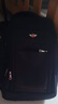 袋鼠双肩包男士背包大容量行李旅游包学生书包女初中商务笔记本电脑包 黑色红标【75升加大精英版】 实拍图