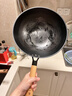 张小泉无涂层中华爆炒锅精铁锅捶纹锅底防烫燃气专用款32cm  实拍图