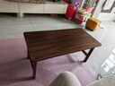 卓博茶几茶桌飘窗桌炕几床上桌折叠桌小桌子BZ52胡桃色80*40cm 实拍图