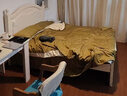 MIDO HOUSE铭都四件套纯棉床上用品100%全棉床单被套被罩A类纬纱100支轻奢高级感200x230cm浅茶杏 实拍图