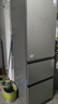 海尔（Haier）「真省电」310L三门冰箱抗菌净味一级能效风冷无霜BCD-310WGHD3E7WV(银)国家补贴 实拍图