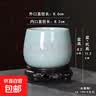 特价陶瓷古韵小型花盆盆景创意文竹简约绿萝兰花菖蒲多肉盆栽带托 SA-199+托盘 实拍图