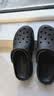 卡骆驰（CROCS）经典云朵洞洞鞋时尚百搭女鞋花园鞋沙滩鞋|206750 黑色-001(含智必星) 38 (240mm) 实拍图