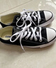 匡威（Converse）All Star夏季经典帆布男女低帮休闲运动鞋黑色101001 101001/黑色 37 实拍图