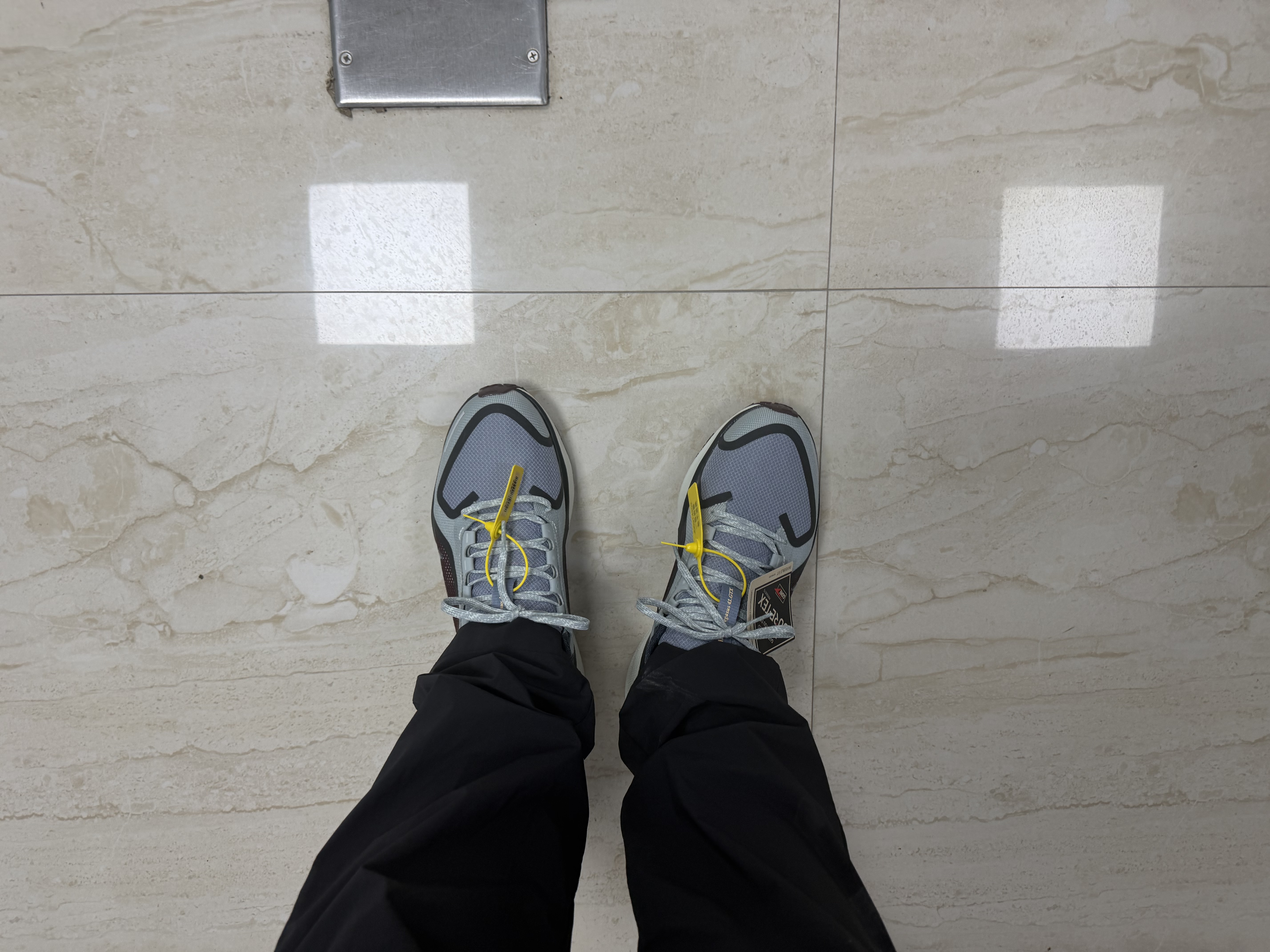 耐克NIKE男飞马PEGASUS GTX春夏保暖防水跑步运动鞋FQ1356-003灰41 实拍图