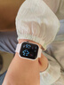其他品牌高颜值LED手表时尚方形学生科技感超强夜光数字个性运动 太空白 实拍图