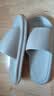 大嘴猴（paul frank）拖鞋男夏季室内居家踩屎感凉拖鞋 灰 44-45  实拍图