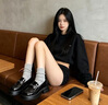 DAPHNE达芙妮网面厚底乐福鞋女2026夏季新款透气漆皮通勤单鞋英伦风小皮鞋 黑色 37 (235mm) 标准码 晒单实拍图