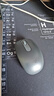 罗技（Logitech）M196 无线蓝牙鼠标 办公鼠标 笔记本商务办公家用 小巧便携 对称手型 石墨灰 实拍图