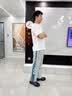 闳风港风高街潮流抽绳束脚裤子男生春秋款宽松直筒夏季2026运动休闲裤 灰色 L (建议105-130斤) 实拍图