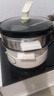 美的（Midea）多功能锅 分体式电火锅超速沸烤肉锅电烤盘一锅多用电煮锅火锅专用锅蒸煮炖煎烤涮一体料理锅 9.5L 【多功能】涮煮锅+蒸笼+烤盘HGE2803 实拍图