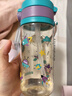 日康（rikang）儿童水杯吸管杯小学生喝水杯学饮杯PPSU牛奶杯380ml B1073-2 绿色 实拍图
