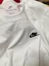 耐克(NIKE)春夏男短袖T恤 纯棉 运动休闲 经典简约 AR4999-101 白色L 实拍图