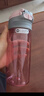 乐扣乐扣（LOCK&LOCK）一键式运动水杯塑料杯户外便携水壶带把手刻度男女杯子粉色550ml 实拍图