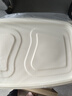 特美居（temeiju）玉米淀粉一次性饭盒打包盒快餐盒2格1000型*6套可微波便当盒 实拍图
