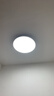 惠普精工led卧室吸顶灯三防灯超薄简约儿童书房餐厅阳台过道灯具37CM三色 实拍图
