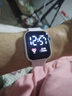 其他品牌高颜值LED手表时尚方形学生科技感超强夜光数字个性运动 太空白 实拍图