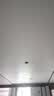 雷士（NVC）led防眩筒灯窄边深杯嵌入式天花灯家用客厅全铝护眼开孔7.5吊顶灯 筒灯-黑杯-6W【白光】开孔7.5-8cm 实拍图