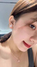 颜如饰七彩山茶花简约百搭耳钉女925银高级感耳环新款耳饰女友生日礼物 E3051_七彩山茶花耳钉-京东配送 实拍图
