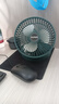 电风扇伸缩折叠小风扇宿舍家用静音充电型办公台式USB桌面宿舍大风力夏台面落地两用折叠电风扇 颜色随机 直插款无档位开关1个装 实拍图