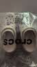 卡骆驰（CROCS）贝拉洞洞鞋沙滩鞋包头女鞋厚底拖鞋|210062 冬日白 -11S 37 (230mm) 38 实拍图