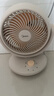 美的（Midea）【小型风扇】轻音台式桌面空气循环扇家用柔风电风扇宿舍办公迷你台扇落地扇空调伴侣 GAF18AD 实拍图