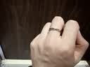 范琦（Fanci）恋爱频率情侣戒指对戒银戒指一对生日纪念日520礼物送男友女朋友 实拍图