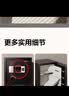 得力保险柜家用型 密码保险箱办公财务专用小型文件柜全钢防盗入墙入柜床头保管柜 曜臻AE610高45cm 实拍图
