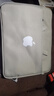 长泽苹果MacBook Air M2/M1电脑包13.6英寸笔记本Pro16/14手防水提包 中性灰-白苹果 升级气垫711 13.3英寸 实拍图