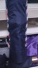 天堂伞 加大雨伞三折 晴雨两用商务伞经典格纹10骨大雨伞男女 藏青 实拍图