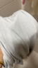 猫人男士睡衣男【凉感冰丝】家居服仿莫代尔可外穿短袖短裤云雾灰3XL 实拍图