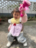 迪士尼（Disney）儿童泡泡机多孔小钢炮电动玩具草莓熊泡泡枪泡泡液儿童节日礼物 实拍图