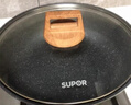 苏泊尔（SUPOR）不粘炒锅少油烟家用含钛麦饭石色炒菜锅具30cm电磁炉燃气通用酷石 实拍图