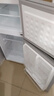 美的（Midea）112L两门小冰箱灰色双温小冰箱迷你家用宿舍租房灵活摆放节能低音深冷速冻 BCD-112CM 实拍图
