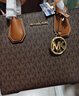 MICHAEL KORS Mercer风琴包中号棕色手提单肩斜挎MK女包轻奢包包母亲节礼物 实拍图