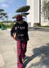 户外运动棒球帽深顶大头围女显脸小新潮流百搭宽帽檐鸭舌帽子韩版 酒红色 可调节 实拍图