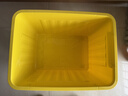 SPACEXPERT 衣物收纳箱特大号塑料整理箱车载储物箱80L黄色 1个装 带轮 实拍图